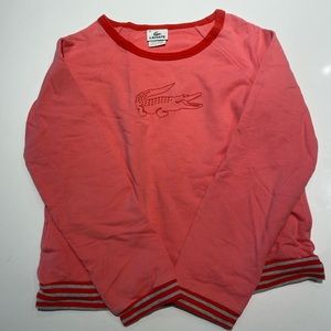 Lacoste Women’s Sweatshirt. Alligator stitched logo. Size 40.
